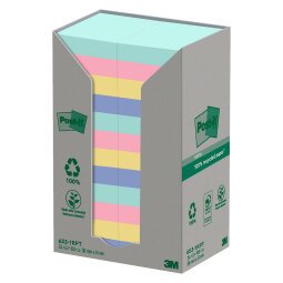 Notas adhesivas recicladas Post-it® Nature 38 x 51 mm