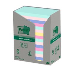 Notas adhesivas recicladas Post-it® Nature 76 x 127 mm