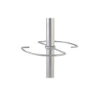 Portemanteau Alba 4 patères et 4 crochets embouts bois