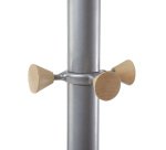 Vestiaire mobile alliant métal et bois