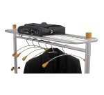 Vestiaire mobile alliant métal et bois