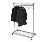 Vestiaire mobile alliant métal et bois