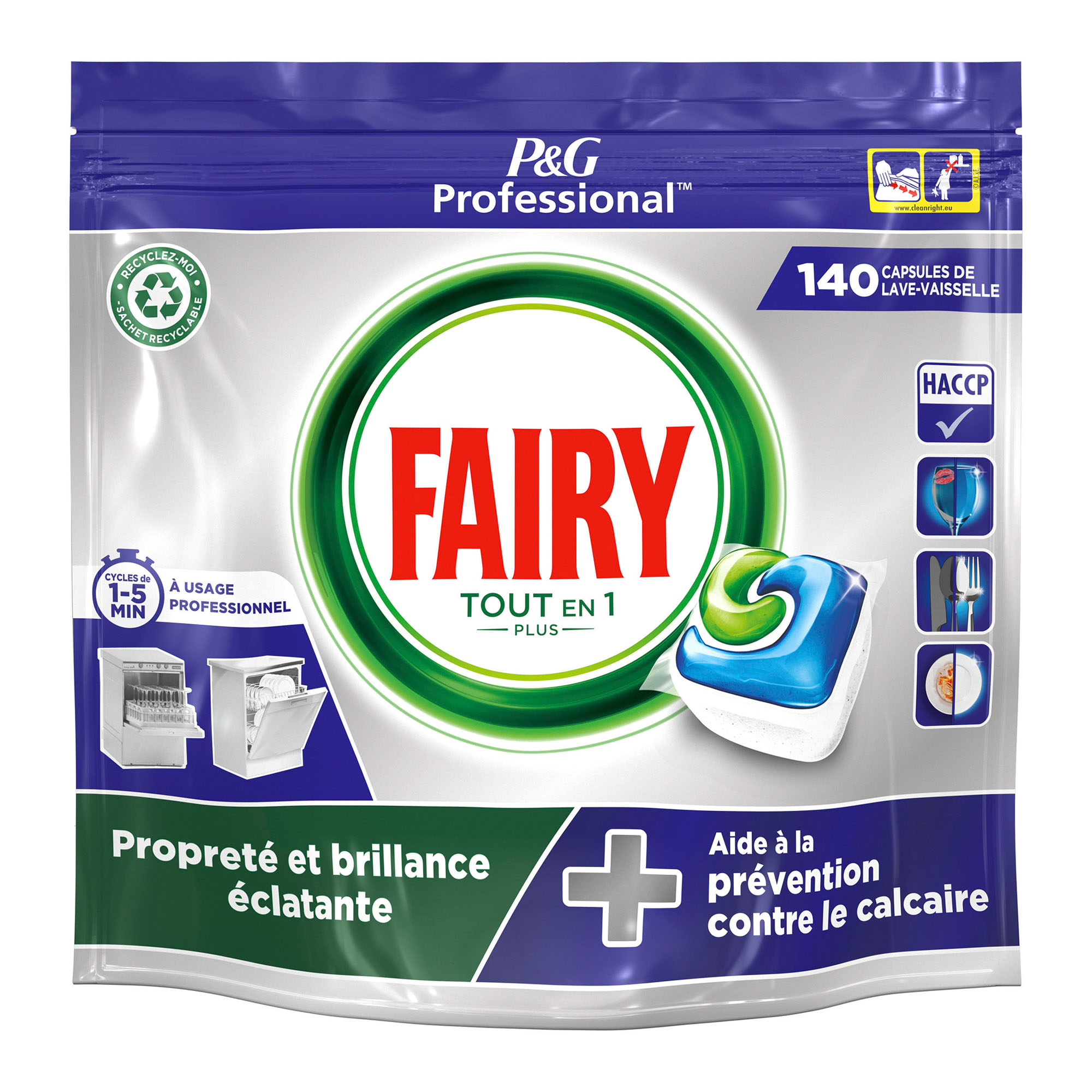 Fairy Professional Original All in One 95 capsules pour lave