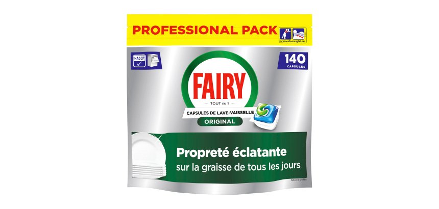 Capsules lave-vaisselle Fairy 3 en 1 - Paquet de 140