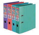 Plastic lever arch file Esselte N°1 Power Colour Ice A4 - back 7,5 cm