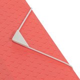 Chemise à élastique 3 rabats plastique Esselte Colour Breeze, 23,3 x 32 cm dos de 2 cm corail