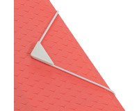 Chemise à élastique 3 rabats plastique Esselte Colour Breeze, 23,3 x 32 cm dos de 2 cm corail