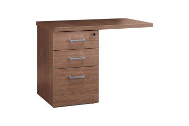 Drawer cabinet at desk height with extension Shiny 