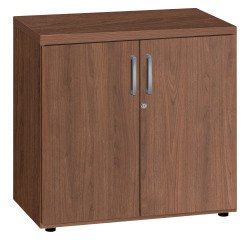 Armario bajo de madera puertas batientes Shiny Alt.  74 cm