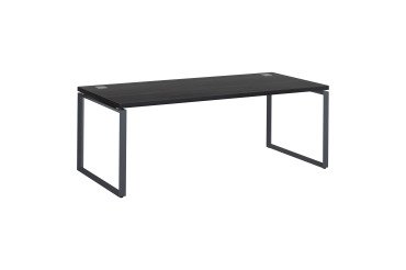 <strong>Straight Office Desk Bruneau Shiny with Steel Base</strong>