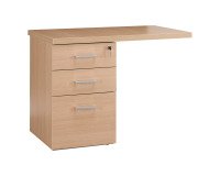 Caisson hauteur bureau avec extension - Milano