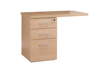 Caisson hauteur bureau avec extension Shiny