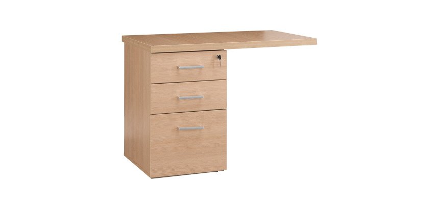 Caisson hauteur bureau avec extension - Milano