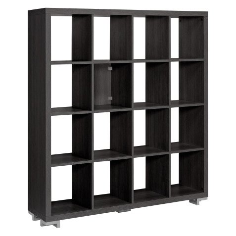 Bibliothèque 16 cases bois H 146 x L 130 cm Milano