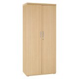 Armoire haute bois H 183 x L 80 cm Milano métal