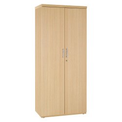 Armoire haute bois H 183 x L 80 cm Milano métal