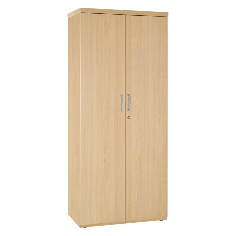 Armario alto puertas batientes Shiny Alt. 183 cm Roble claro