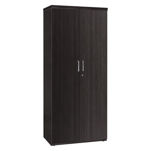 Armario alto puertas batientes Shiny Alt. 183 cm Negro Ébano