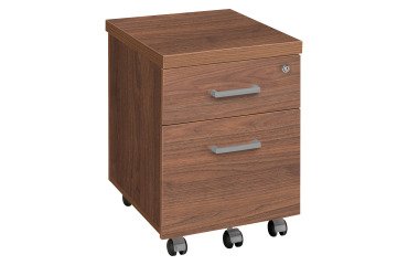 Shiny wooden mobile drawer