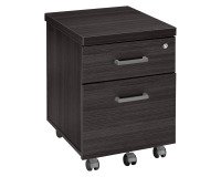 Shiny wooden mobile drawer