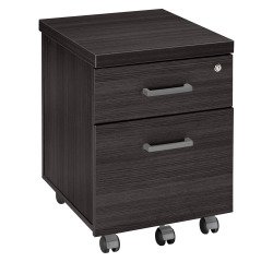 Shiny wooden mobile drawer
