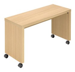 Mesa escritorio auxiliar móvil Shiny Alt 60 cm