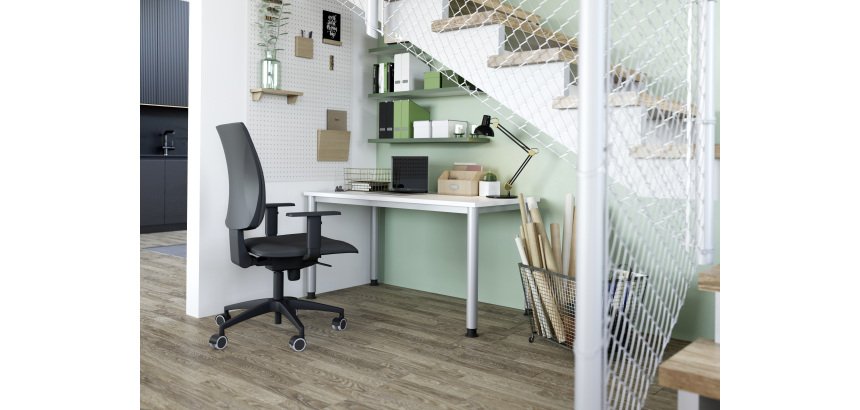 Bureau droit Mini Office - piètement tube