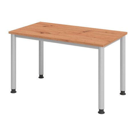 Rechte werkpost Mini Office - buisvormig onderstel
