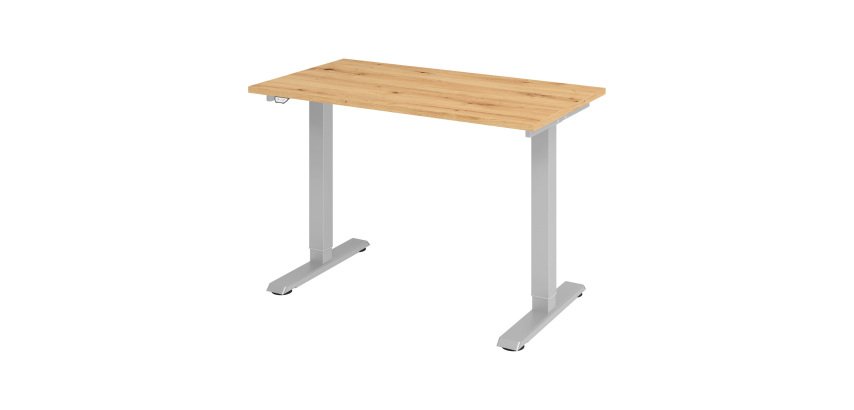 Bureau droit assis-debout mini L 120 x 67,2 cm