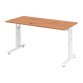 Table droit Mini Office Manhattan -piètement blanc L 140 x L 67,2 cm