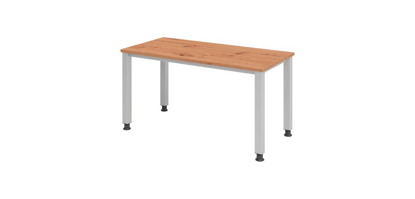 Rechte werkpost Mini Office - vierkant onderstel
