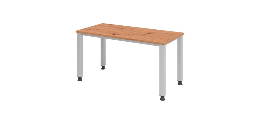 Rechte werkpost Mini Office - vierkant onderstel