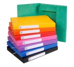 Chemise box Cartobox Exacompta 25 x 33 cm dos 2,5 cm - couleurs assorties