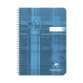 Cahier spirale Clairefontaine Metric A5 14,8 x 21 cm blanc ligné 180 pages