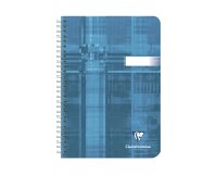 Cahier spirale Clairefontaine Metric A5 14,8 x 21 cm blanc ligné 180 pages