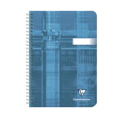 Cahier spirale Clairefontaine Metric A5 14,8 x 21 cm blanc ligné 180 pages