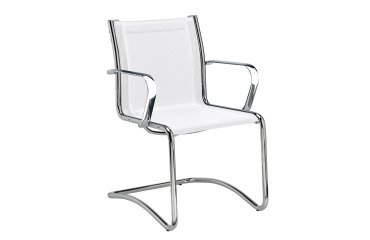Silla de oficina Andrea malla - modelo visitante
