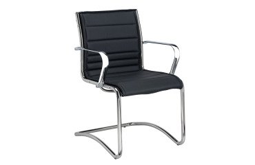 Silla de oficina Andrea cuero - modelo visitante