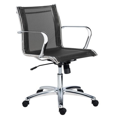 Silla de oficina Andrea malla - respaldo bajo