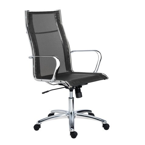 Office chair ANDREA mesh structure - high back