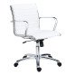 Office chair ANDREA leather - low back 