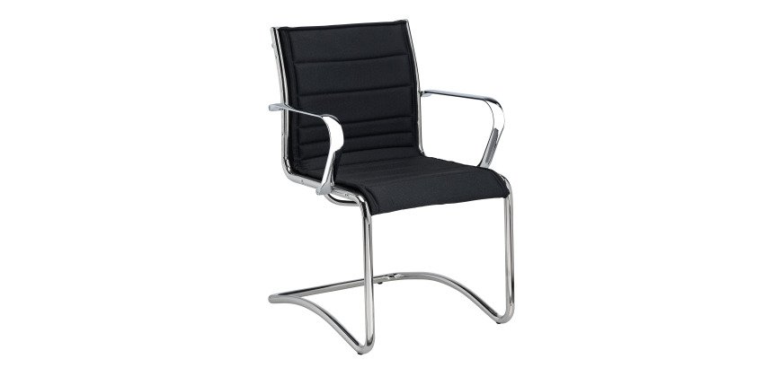 Chaise visiteur ANDREA - tissu