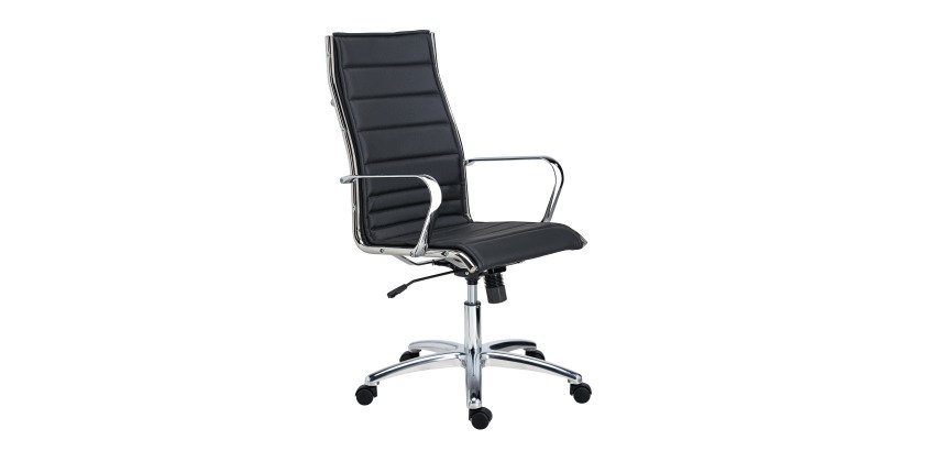 Office chair ANDREA leather - high back