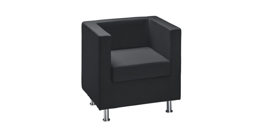 Fauteuil tissu classique Rubic