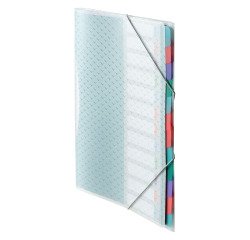Trieur plastique Esselte Colour Breeze 12 divisions - A4