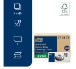 Chiffon de Nettoyage Industriel Ultra-résistant blanc W4, Multi-usages, 60 chiffons, Tork