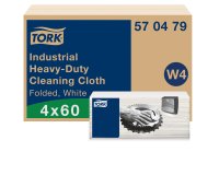 Industrial cleaning cloth ultra strong white W 4 multifunctional 60 cloths Tork 