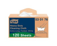 Paños de limpieza industrial Tork blanco compatible sistema W7 - Caja de 120 paños