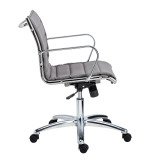 Chaise de bureau Andrea tissu - dossier bas