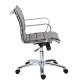 Chaise de bureau Andrea tissu - dossier bas
